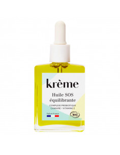 Krème Huile Sos botanique shot de plantes jaune équilibrante de Nuit