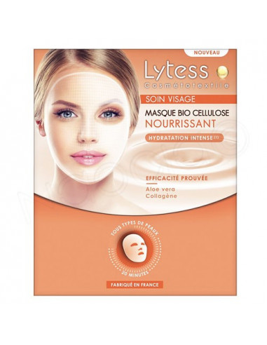 Lytess Masque Bio Cellulose Nourrissant Hydratation Intense x1