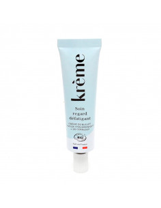 Krème tube bleu contour des yeux soin regard défatiguant anti cernes