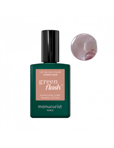 Vernis pailleté métallique rose manucurist cosmic