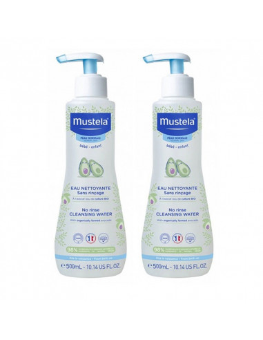 Acheter Mustela eau nettoyante sans rinçage lot de 2x500ml sur