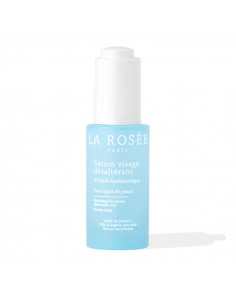 La Rosée Sérum Visage Désaltérant hydratant. 30ml flacon pompe airless bleu