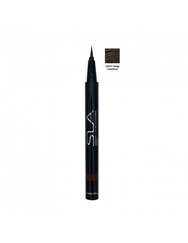 SLA Precise Liner Eyeliner Feutre 21 Deep Chestnut. 0,6ml brun marron