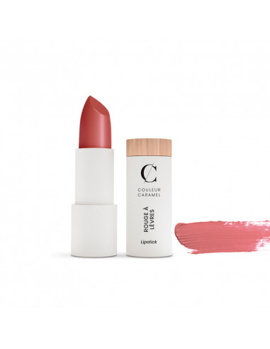 Couleur Caramel Rouge à Lèvres Mat Bio rechargeable Beige Rosé n°126