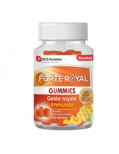 Forté Pharma Gummies Gelée Royale Immunité. 60 gommes oranges gout miel citron