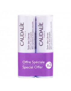 Caudalie Soin des Lèvres. Lot 2x4,5g stick