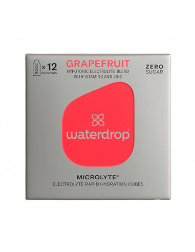Waterdrop Microlyte Grapefruit. x12 cubes effervescents