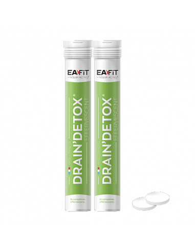 EaFit Drain'Detox Effervescent. 30 comprimés effervescents
