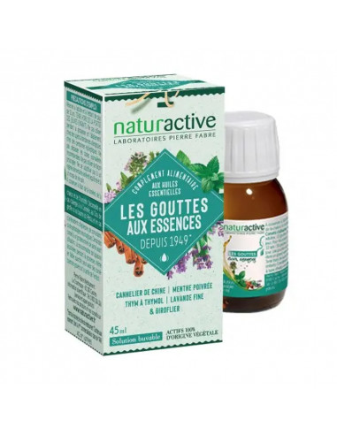 Naturactive Les Gouttes aux Essences Solution Buvable 45ml petit flacon sirop édition collector