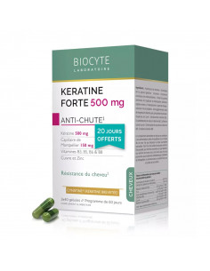 Biocyte Keratine Forte Anti-chute Cure 3x40 gélules nouvelle boite