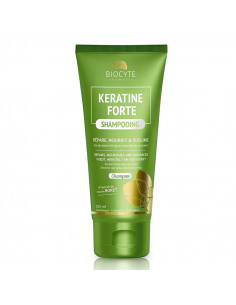 Biocyte Keratine Forte Shampooing. 200ml tube vert