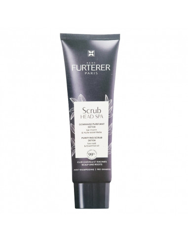 René Furterer Scrub Head Spa Gommage Purifiant Détox. 150ml tube noir