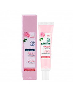 Klorane Crème Apaisante Pivoine Riche tube rose