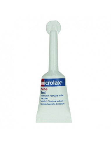 MICROLAX Bébé Solution Rectale - 4 unidoses 3.0 ml - Pharmacie Sainte Marie