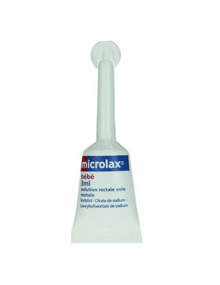 Microlax Constipation Bébé Solution rectale, citrate de sodium 4x3ml -  Archange Pharmacie en ligne