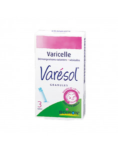 Boiron Varésol Varicelle. x3 tubes granules de 4g homeopathie