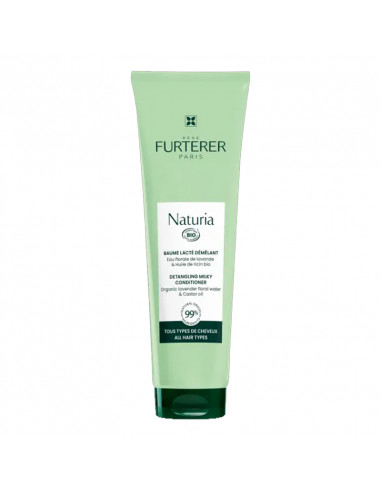 René Furterer Naturia Baume Lacté Démêlant Bio. 150ml tube vert