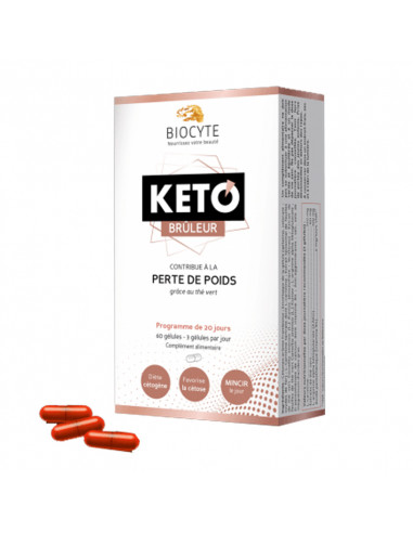 Biocyte Keto Brûleur Perte de Poids. 60 gélules