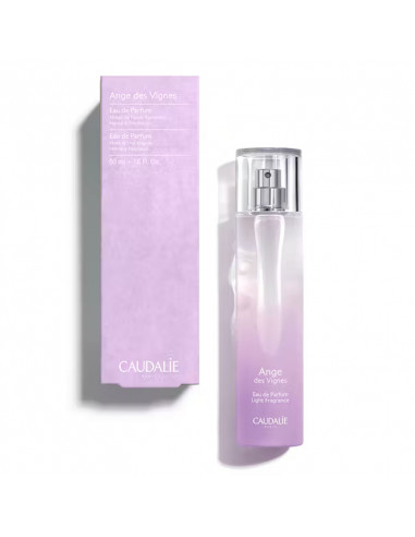 Caudalie Ange des Vignes Eau de Parfum. 50ml flacon rose violet givré spray