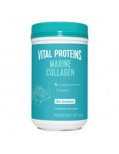 Vital Proteins Marine Collagen. Pot bleu vert turquoise 221g poudre