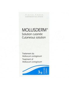 Molusderm solution cutanée 3g