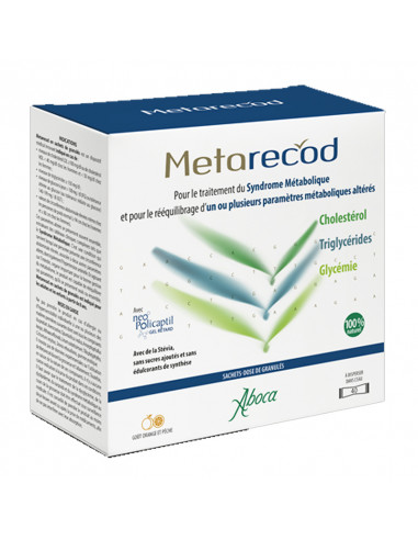 Aboca Metarecod Syndrôme métabolique. 40 sachets