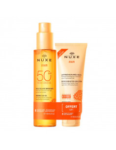 Nuxe Sun Huile Solaire Bronzante Haute Protection SPF50 Visage et Corps Spray 150 ml