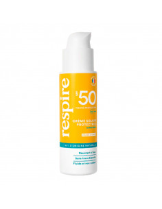 Respire Crème Solaire Haute Protection SPF 50 flacon Pompe 100 ml