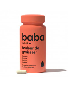 Baba Nutrition Brûleur de Graisses. 60 gélules pot orange