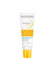Bioderma Photoderm Crème Visage SPF50+ Peaux sensibles sèches Tube 40 ml