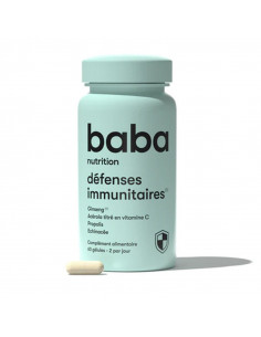 Baba Nutrition Défenses Immunitaires. 60 gélules pot bleu