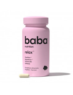 Baba Nutrition Relax. 60 gélules pot rose