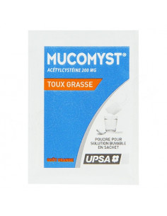 Mucomyst 200 mg Poudre en sachet B/18 2