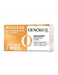 Oenobiol Sun Expert Caps préparateur hâle éclatant 2 Pots Cure de 2 mois