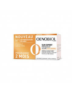 Oenobiol Sun Expert Caps préparateur hâle éclatant 2 Pots Cure de 2 mois