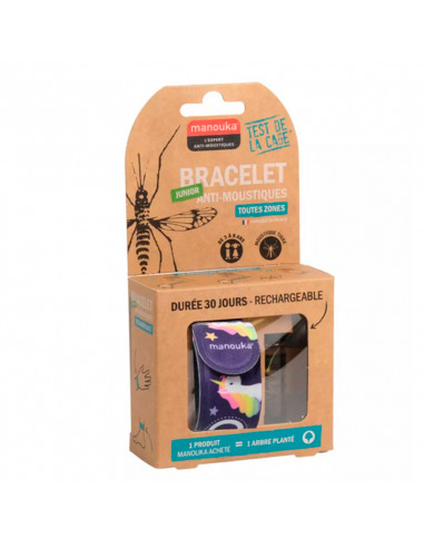 Manouka Bracelet Anti-Moustiques 3-9 ans Licorne