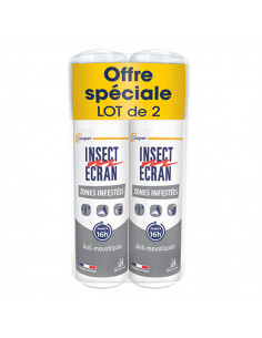 Insect Ecran Zones Infestées Anti-Moustiques. Lot 2x100ml