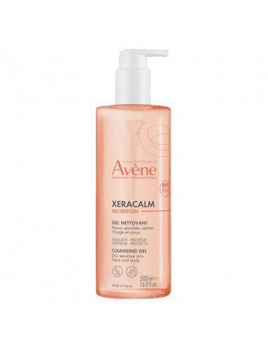 Avène Xeracalm Nutrition Gel Nettoyant. 500ml flacon pompe