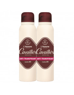 Cavaillès Homme Anti-transpirant 48h Spray. Offre spéciale lot 2x150ml