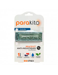 Parakito Bracelet Anti-Moustique Rechargeable Adulte Camouflage