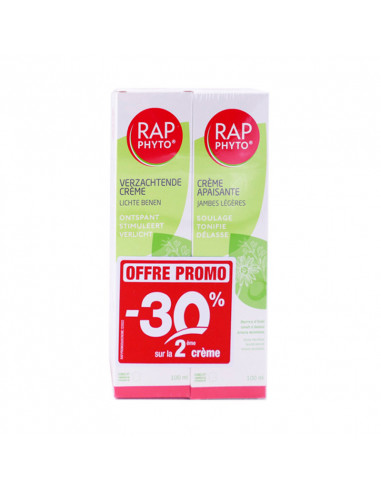 Rap Phyto Crème Jambes Légères Lot de 2 Tubes 100 ml