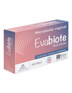 Evabiote Flore Intime Microbiote Vaginal. 20 gélules