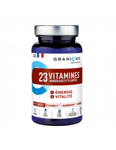 Granions 23 Vitamines Minéraux Plantes Energie Vitalité. 90 comprimés
