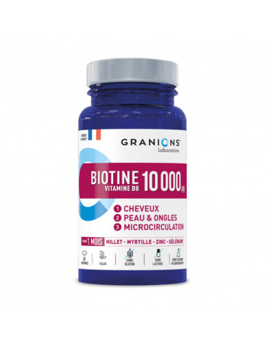 Granions Biotine Vitamine B8. 60 comprimés