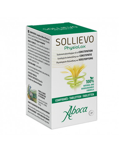 Aboca Sollievo Physiolax Constipation. 27 comprimés