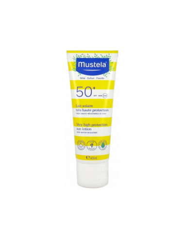 Mustela Lait Solaire Famille très haute protection SPF 50+ Tube 40 ml