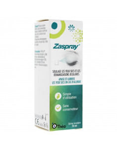 Zaspray Spray Oculaire 10ml yeux secs démangeaisons