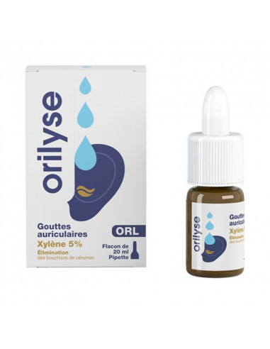 Orilyse Gouttes Auriculaires. Flacon pipette 20ml