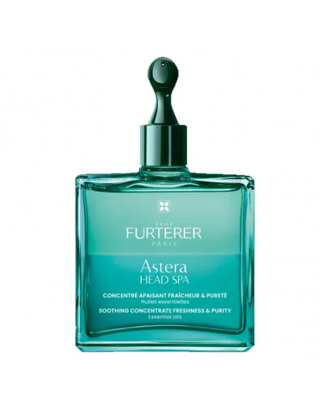 René Furterer Astera Head Spa Concentré Apaisant. 50ml flacon verre bleu