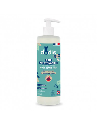 Dodie Bio Eau Nettoyante bébé. 400ml flacon pompe